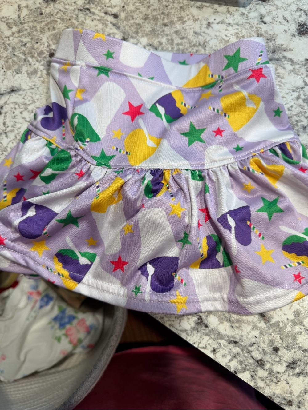 Azarhia Mardi Gras skort